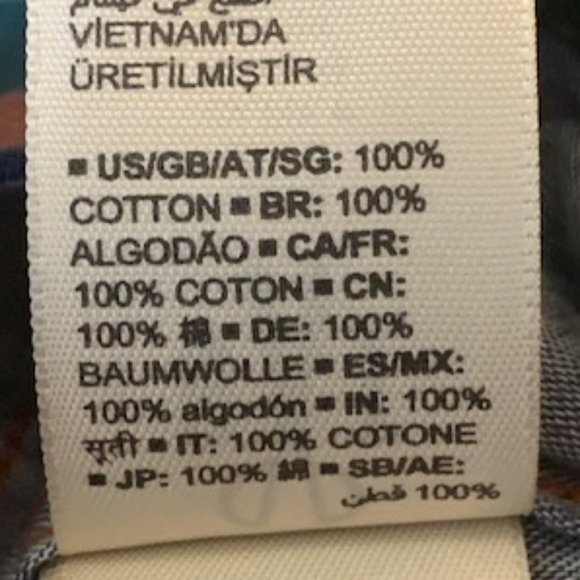 Goodthreads Men's Red/Blue Full Button Long Sleeve Plaid Shirt Small NWT - Picture 7 of 8